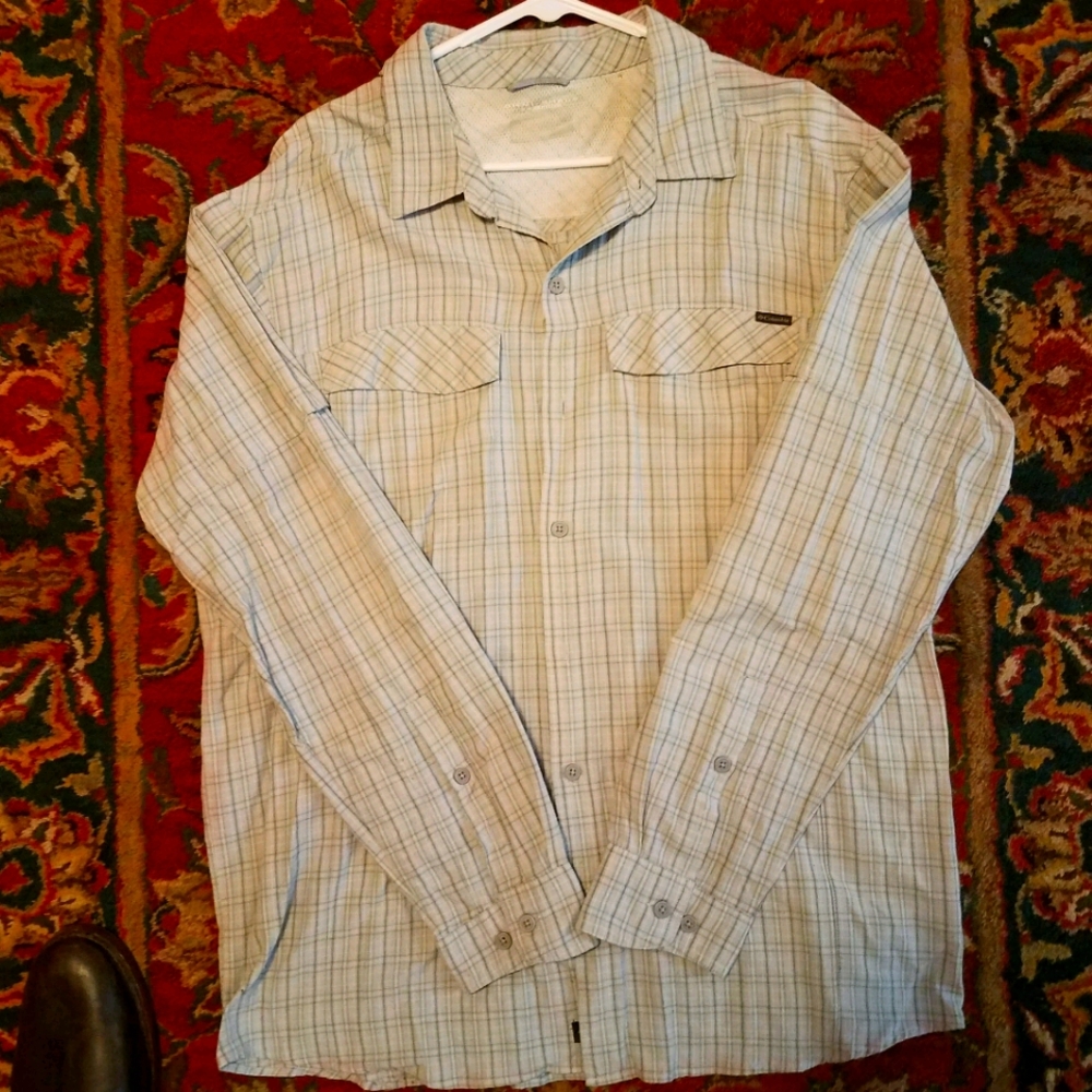 Mens Columbia omni-shade shirt